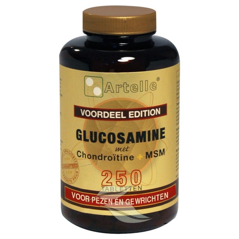 Glucosamine met Chondroitine + MSM Artelle NatuurlijkVoordeel.nl